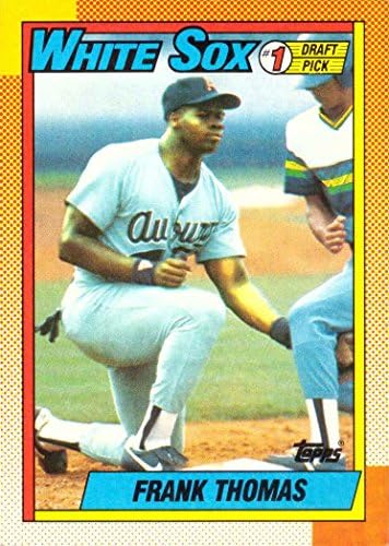 1990 Topps Baseball #414 Cardul Frank Thomas Rookie