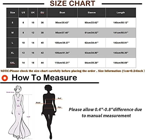 NOKMOPO rochii formale pentru Femei Femei Casual V-Neck imprimate maneca lunga buzunar rochie rochie lunga Cocktail Party Midi rochie