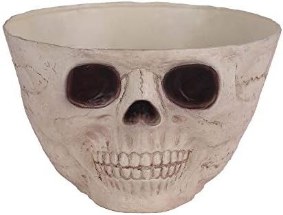 Seasons USA craniu bomboane 6 Snack Bowl robust din plastic schelet Halloween Decor Tacamuri