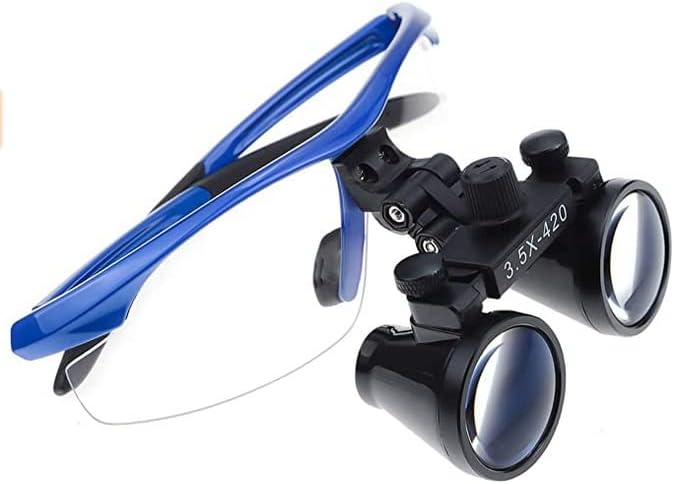 3. 5x420mm Medical binocular Lupes Cadru optic din plastic din sticlă pentru Sur~gical