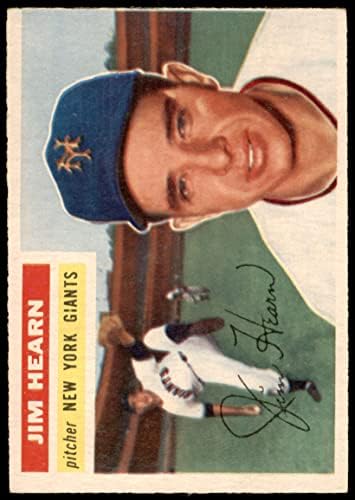 1956 Topps # 202 Jim Hearn New York Giants Ex Giants