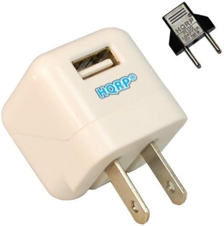 Adaptor de putere USB HQRP pentru ESTES 004606 4606 004609 4609 004610 4610 Quadcopter; ESTES 004603 4603 Elicopter Copperhead, încărcător de adaptor AC la USB