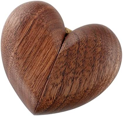 CABILOCK RING COMPĂRĂ Organizator în formă de inimă Inel Inel Inel Inel de logodnă Inel de Nuntă din lemn pentru logodnă Bijuterii de nuntă din lemn Inel Inel de depozitare Cercei de inimă Cercei de inimă