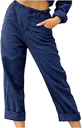 Pantaloni de marfă shengxiny femei casual buzunare de culoare solidă butoane elastice talie confortabilă pantaloni y2k confortabili