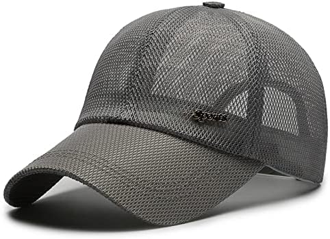 Unisex Mesh Trucker Cap culoare solidă șepci de Baseball de vară profil redus clasic antrenament Tata pălărie pentru Sport În aer liber