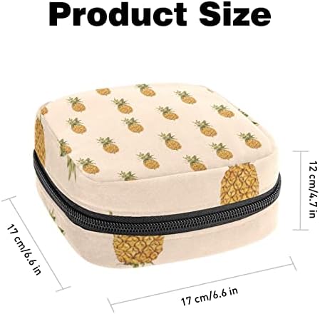 Ananas model sac de depozitare șervețel sanitar portabil perioada Kit sac Pad pungi pentru perioada Menstrual Cupa sac cu fermoar