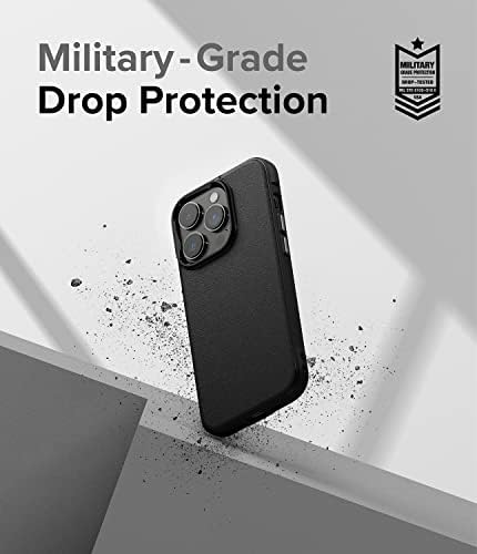 RINGKE ONYX [Anti-Fingerprint Technology] Compatibil cu carcasa iPhone 14 Pro 6,1 inci, Copertă de probă flexibilă fără alunecare a șocului, rezistent la șocuri