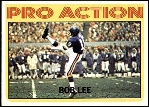 1972 Topps # 258 Pro Action Bob Lee Minnesota Vikings NM+ Vikings
