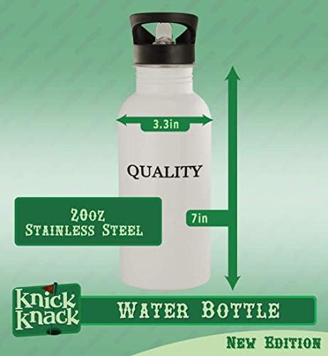 Cadouri Knick Knack #Butner - Sticlă de apă din oțel inoxidabil 20oz, argintiu