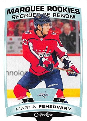 Actualizare O-Pee-Chee 2019-20 623 Martin Fehervary RC Rookie Washington Capitale NHL Hockey Card de tranzacționare