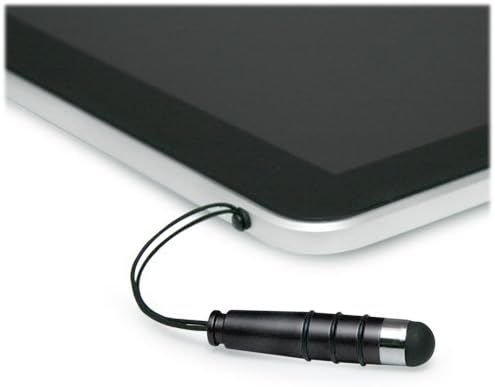 Boxwave Stylus Pen for Touch Think TPC116 -S300 - Mini Capacitor Stylus, Sfat Sfat de cauciuc mic Pen -STYLUS PENTRU TOuch Think TPC116 -S300 - Jet Black