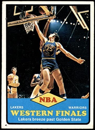 1973 Topps # 67 NBA Western Finala Lakers/Warriors VG/Ex+ Lakers/Warriors