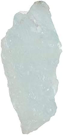 6.1 Ct. Natural Loose Aquamarine Aqua Sky culoare netăiat Rock brut dur Aquamarine vindecare cristal Aquamarine Gem, piatră