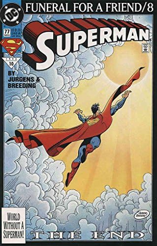 Superman # 77 VF / NM; DC carte de benzi desenate