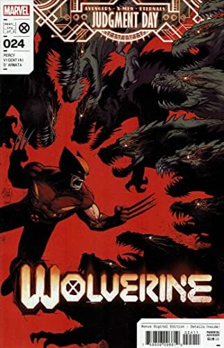 Wolverine #24 VF / NM; Marvel carte de benzi desenate / A. X. E. Ziua Judecății