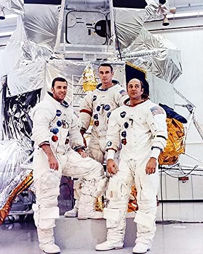 Apollo 14 Astronauți de rezervă Portret NASA 11x14 Silver Halide Photo Photo