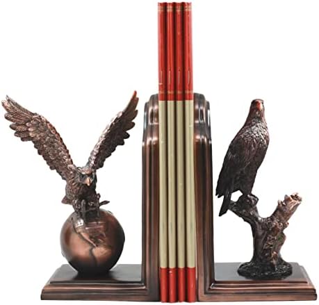 EBROS cadou academic premiu aripi de glorie vultur cald pe glob și ramuri bookends bronz bronz patriotic american vultur simbolic figurină de rășină rășină boond statuie