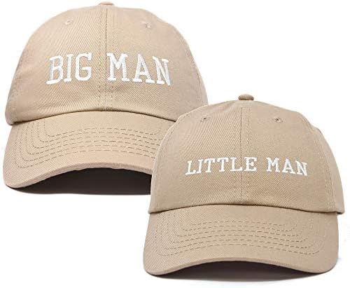 Dalix Big Man Little Man Hat Părinte fiul care se potrivește cu șapcă Cadouri distractive