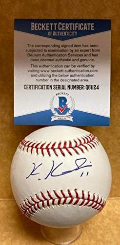 Kenshin Kawakami Arlanta Braves a semnat autografat M.L. Baseball Beckett Q61124