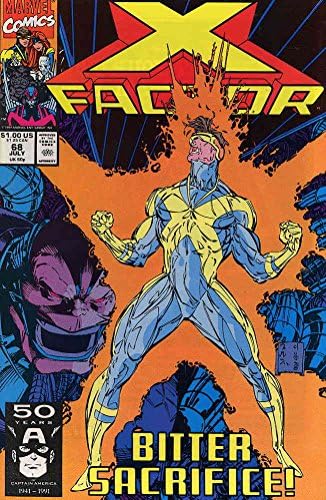 X-Factor # 68 FN; carte de benzi desenate Marvel / Whilce Portacio Apocalypse