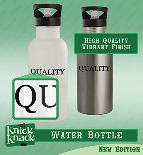 Cadouri Knick Knack #NerSto - Sticlă de apă din oțel inoxidabil 20oz, argintiu